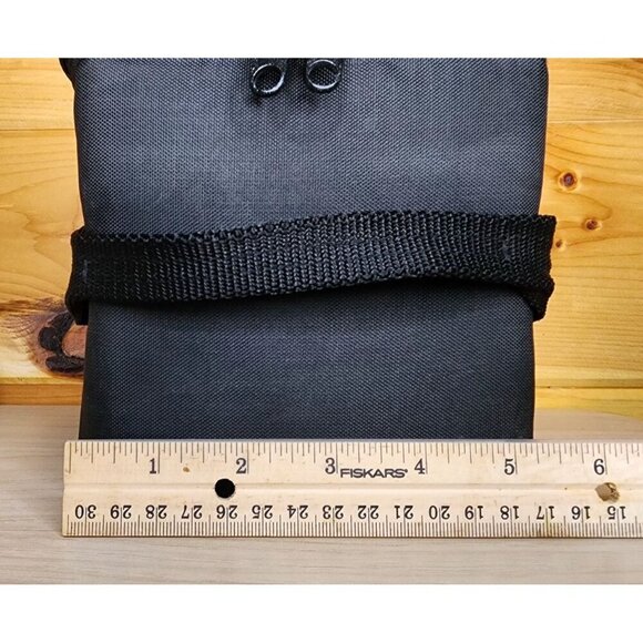 Vintage GEMINI 12 CD Carrying Case Black Nylon Strap Storage Logic 1993 Made USA - Picture 14 of 15